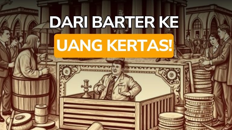 Dari barter ke uang kertas